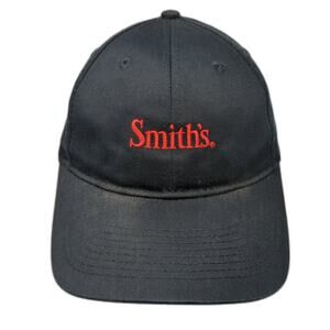 Smith's Slideback Hat Black One Size Solid Embroidered Port Authority